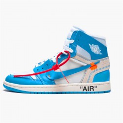 KicksOnFire Jordan 1 Retro High Off-White University Blue White/Dark Powder Blue-Cone AQ0818-148