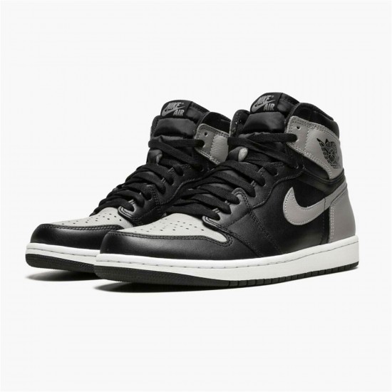 KicksOnFire Jordan 1 Retro High Shadow (2018) Black/Medium Grey-White 555088-013