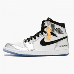 KicksOnFire Jordan 1 Retro High Think 16 (Pass the Torch) Chrome/Black-White-Turbo Green AQ7476-016