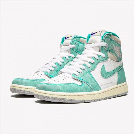 KicksOnFire Jordan 1 Retro High Turbo Green Turbo Green/Sail-White-Light Smoke Grey 555088-311