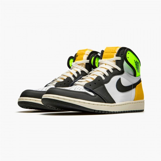 KicksOnFire Jordan 1 Retro High White Black Volt University Gold White/Black-Volt-University Gold 555088-118