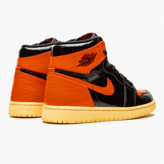 KicksOnFire Jordan 1 Retro High Shattered Backboard 3.0 Black/Pale Vanilla-Starfish 555088-028