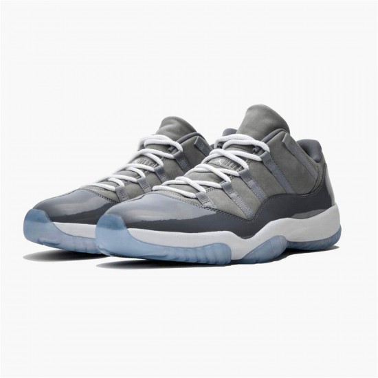 KicksOnFire Jordan 11 Retro Low Cool Grey Medium Grey/White-Gunsmoke 528895-003