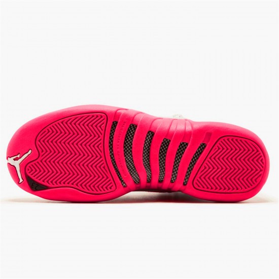 KicksOnFire Jordan 12 Retro Dynamic Pink (GS) white/vivid pink-mtllc silver 510815-109