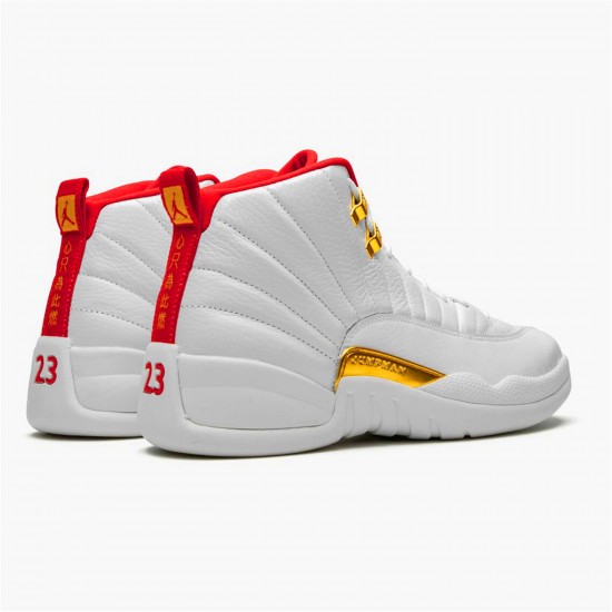 KicksOnFire Jordan 12 Retro FIBA (2019) White/University Red-Metallic Gold 130690-107