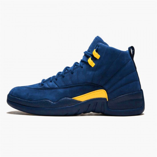 KicksOnFire Jordan 12 Retro Michigan College Navy/Amarillo BQ3180-407