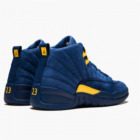 KicksOnFire Jordan 12 Retro Michigan College Navy/Amarillo BQ3180-407