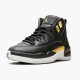 KicksOnFire Jordan 12 Retro Black Metallic Gold White (W) Black/Metallic Gold-White AO6068-007