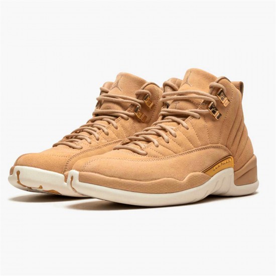 KicksOnFire Jordan 12 Retro Vachetta Tan (W) Vachetta Tan/Metallic Gold-Sail AO6068-203