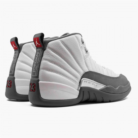 KicksOnFire Jordan 12 Retro White Dark Grey White/Dark Grey-Gym Red 130690-160