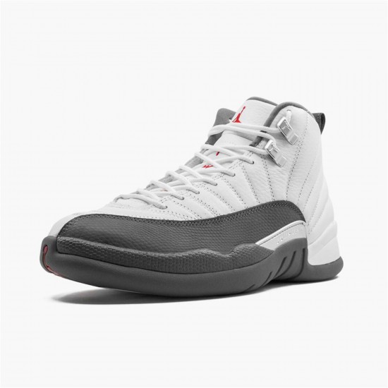 KicksOnFire Jordan 12 Retro White Dark Grey White/Dark Grey-Gym Red 130690-160