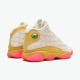 KicksOnFire Jordan 13 Retro Chinese New Year (2020) Pale Ivory/Black-Digital Pink-Club Gold CW4409-100