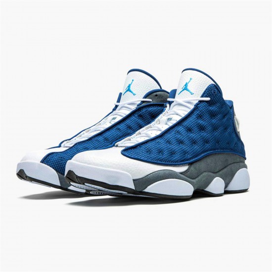 KicksOnFire Jordan 13 Retro Flint (2020) Navy/Flint Grey-White-University Blue 414571-404