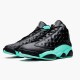 KicksOnFire Jordan 13 Retro Black Island Green Black/Metallic Silver-Island Green 414571-030