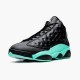 KicksOnFire Jordan 13 Retro Black Island Green Black/Metallic Silver-Island Green 414571-030