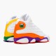 KicksOnFire Jordan 13 Retro Playground (GS) White/Black-Court Purple-Total Orange-Pine Green CV0785-158