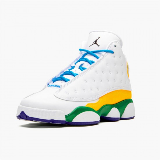 KicksOnFire Jordan 13 Retro Playground (GS) White/Black-Court Purple-Total Orange-Pine Green CV0785-158