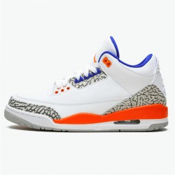 KicksOnFire Jordan 3 Retro Knicks White/Old Royal-University Orange-Tech Grey 136064-148