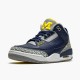 KicksOnFire Jordan 3 Retro Michigan PE Black/University Gold-Cement Grey AJ3-820064