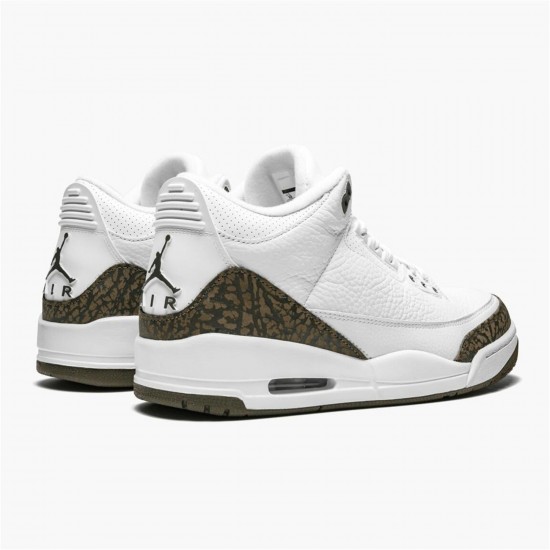 KicksOnFire Jordan 3 Retro Mocha (2018) White/Dark Mocha-Chrome 136064-122