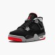 KicksOnFire Jordan 4 Retro Bred (2019) Black/Fire Red-Cement Grey-Summit White 308497-060