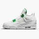 KicksOnFire Jordan 4 Retro Metallic Green White/Metallic Silver-Pine Green CT8527-113