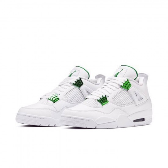 KicksOnFire Jordan 4 Retro Metallic Green White/Metallic Silver-Pine Green CT8527-113