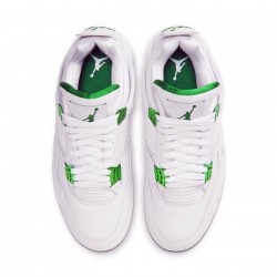 KicksOnFire Jordan 4 Retro Metallic Green White/Metallic Silver-Pine Green CT8527-113