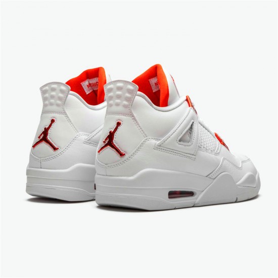 KicksOnFire Jordan 4 Retro Metallic Orange White/Metallic Silver-Team Orange CT8527-118