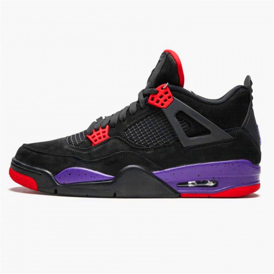 KicksOnFire Jordan 4 Retro Raptors (2018) Black/Court Purple-University Red AQ3816-065