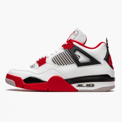 KicksOnFire Jordan 4 Retro Fire Red (2020) White/Black-Tech Grey-Fire Red DC7770-160