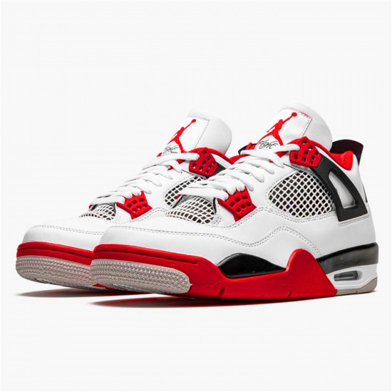 KicksOnFire Jordan 4 Retro Fire Red (2020) White/Black-Tech Grey-Fire Red DC7770-160