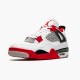 KicksOnFire Jordan 4 Retro Fire Red (2020) White/Black-Tech Grey-Fire Red DC7770-160