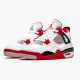 KicksOnFire Jordan 4 Retro Fire Red 2020 (GS) White/Black-Tech Grey-Fire Red 408452-160