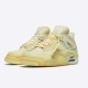 KicksOnFire Jordan 4 Retro Off-White Sail (W) Sail/Muslin-White-Black CV9388-100