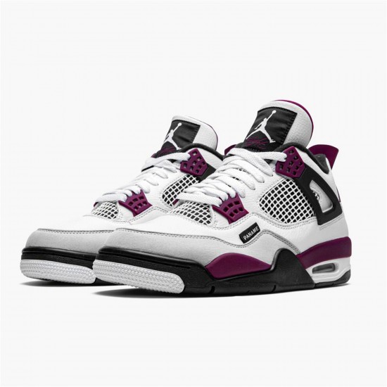 KicksOnFire Jordan 4 Retro PSG Paris Saint-Germain White/Black-Metallic Gold-Bordeaux CZ5624-100