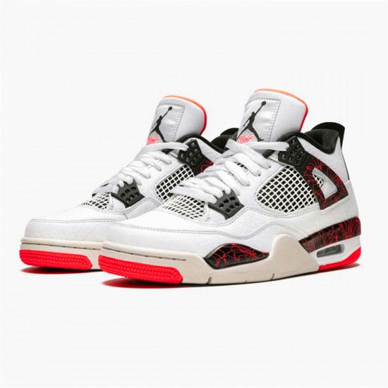 KicksOnFire Jordan 4 Retro Flight Nostalgia White/Black-Bright Crimson-Pale Citron 308497-116