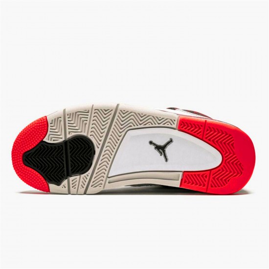 KicksOnFire Jordan 4 Retro Flight Nostalgia White/Black-Bright Crimson-Pale Citron 308497-116