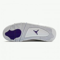 KicksOnFire Jordan 4 Retro Metallic Purple White/Metallic Silver-Court Purple CT8527-115