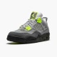 KicksOnFire Jordan 4 Retro SE 95 Neon Cool Grey/Volt-Wolf Grey-Anthracite CT5342-007