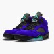 KicksOnFire Jordan 5 Retro Alternate Grape Grape Ice/New Emerald-Black 136027-500