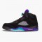 KicksOnFire Jordan 5 Retro Black Grape (2013) Black/New Emerald-Grape Ice 136027-007