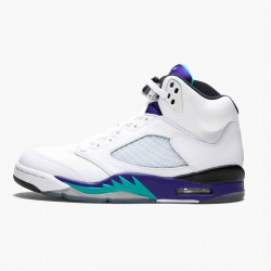 KicksOnFire Jordan 5 Retro Grape (2013) White/Emerald-New Grape-Ice Blue 136027-108