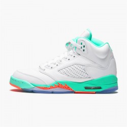 KicksOnFire Jordan 5 Retro Light Aqua (GS) White/Crimson Pulse-Light Aqua-Black 440892-100