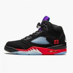 KicksOnFire Jordan 5 Retro Top 3 Black/Fire Red-Grape Ice-New Emerald CZ1786-001