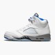 KicksOnFire Jordan 5 Retro White Stealth (2021) White/Stealth- Black-Hyper-Royal DD0587-140