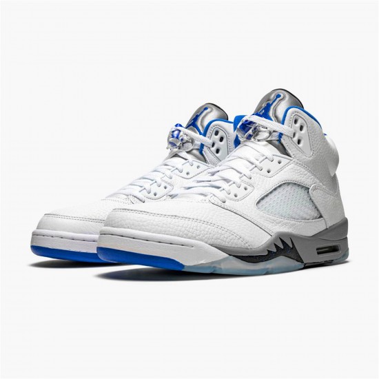 KicksOnFire Jordan 5 Retro White Stealth (2021) White/Stealth- Black-Hyper-Royal DD0587-140