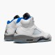 KicksOnFire Jordan 5 Retro White Stealth (2021) White/Stealth- Black-Hyper-Royal DD0587-140