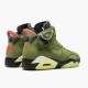 KicksOnFire Jordan 6 Retro Travis Scott Medium Olive/Black-Sail-University Red CN1084-200