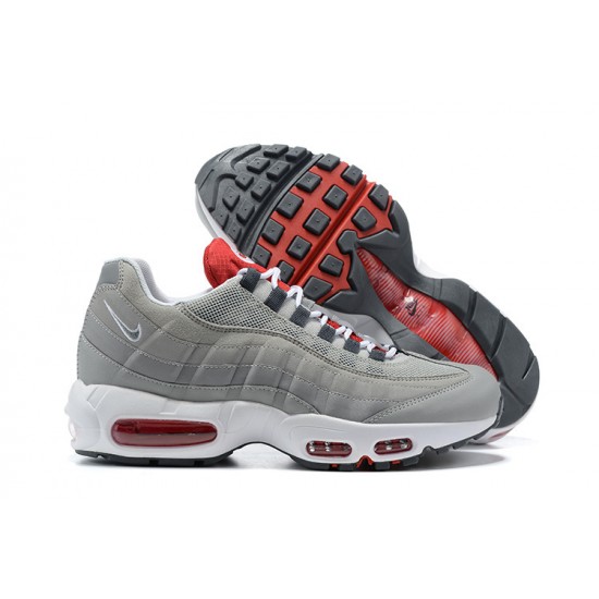 KicksOnFire Nike Air Max 95 TT Grey White and Red Shoes 